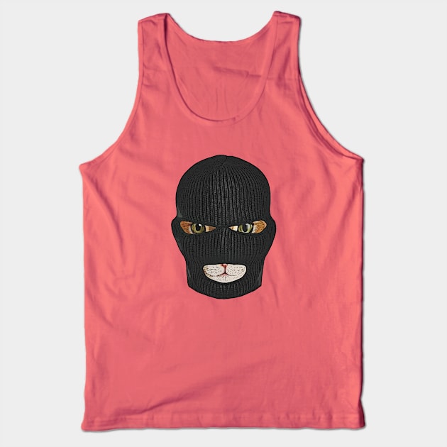 Cat Burglar Tank Top by justnclrk